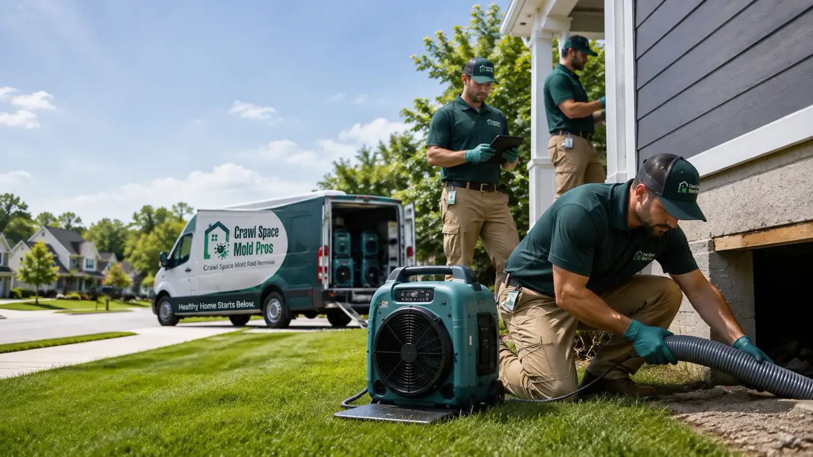 Crawl Space Mold Removal in Raymond, ME